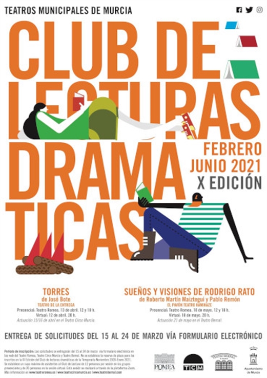 Ya está abierto el plazo para participar en la décima edición del Club de Lecturas Dramáticas de los Teatros Municipales de Murcia.